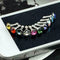 2 x Bling Diamond Mixed Crystal 3.5mm Earphone Jack Stop H2X7 I5T8 T4W0 G3S8