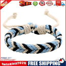 DIY Handmade Weave Rope Bracelet Colorful Ethnic Bangles Jewelry (Style 3)