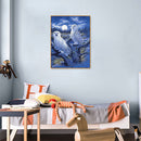 5D DIY Diamond Painting Owl Full Round Drill Mosaic Art Picture Home Decor Kit