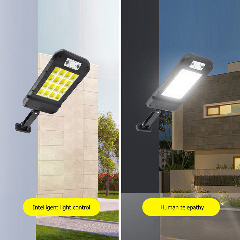 Solar Remote Control Human Body Induction Integrated Wall Light (240COB) Newly