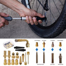 Air Tyre Valve Extension Stem Kits for Motorcycle Bicycle Pump Converter Adapter