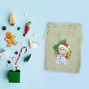 Christmas Diamond Painting Shopping Tote Mosaic Drill Candy Bag (Snowman)