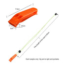 Outdoor Camping Hiking Whistle with Lanyard Survival Emergency Tool (Green)
