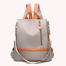 Women Nylon School Bag Ladies Multi-layer Daypack Large Capacity School Bag