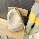 Fashion Classic Backpack Women Girls Solid Student Large Capacity School Bags
