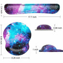 Support Mice Pad Mouse Mat Keyboard Pad Wrist Rest Memory Foam For PC Laptop