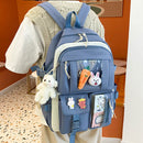 4pcs Children School Backpack Sets Women Bookbag School Bags for Teens Girls