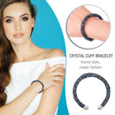 Crystal Cuff Bracelet Opening Bracelets Women Girls Fashion Charm Jewelry