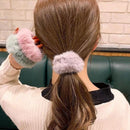 Hair Accessories Scrunchy Hair Tie Rope Elastic Hair Bands Plush Scrunchies