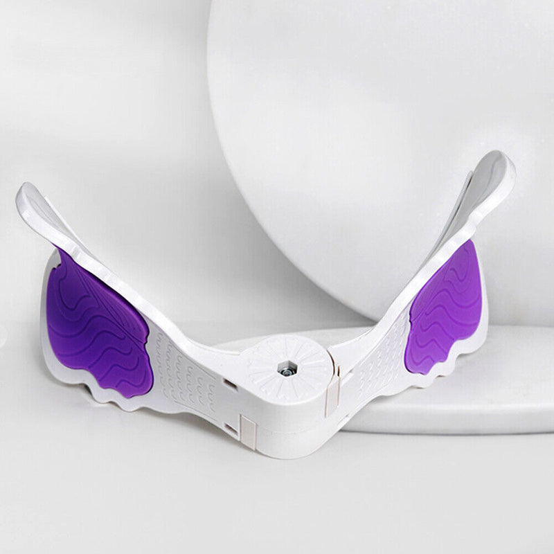 Pelvic Floor Muscle Training Inner Thigh Exerciser Leg Hip Trainer (Purple)
