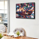 Oil Paint By Numbers Picture DIY Painting Lovely Cat Drawing on Canvas Art