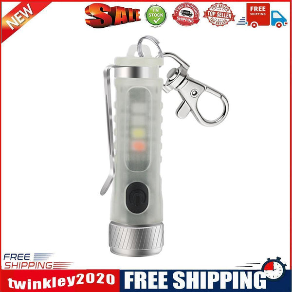 XPG2 LED Mini Flashlight Keychains UV 395nm 400lm Light (Fluorescent White)