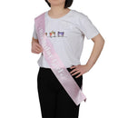 Reveals Mom Favor Gift Star Print Boy Girl Shoulder Girdle Baby Shower Sash