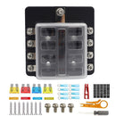 Light Marine Bus Car Accessory Block Fuse Box Blade Fuse Holder Plastic Cover