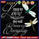 Dragonfly Letter 5D DIY Full Round Diamond Painting Animal Decor Mosaic Craft