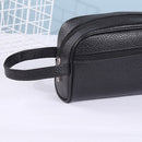 Men Women Fashion PU Leather Mobile Phone Wristlet Bag Pure Color Small Handbags