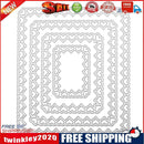 4pcs Metal Cutting Dies Stencils for DIY Scrapbook Photo (Rectangular Love)