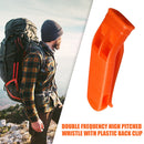Outdoor Camping Survival Loud Whistle Sports Match Dual Band Whistle (5pcs)