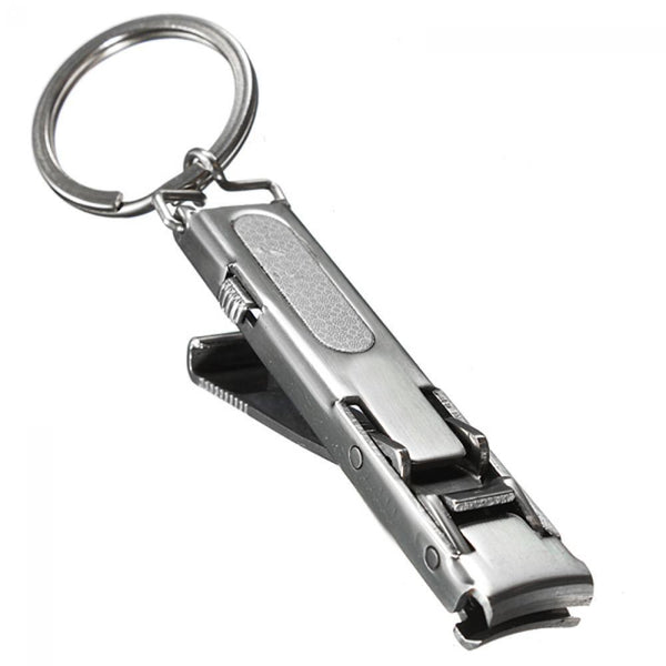 EDC Foldable Keyring Ultra-thin Trimmer Nail Clipper Stainless Steel Cutter
