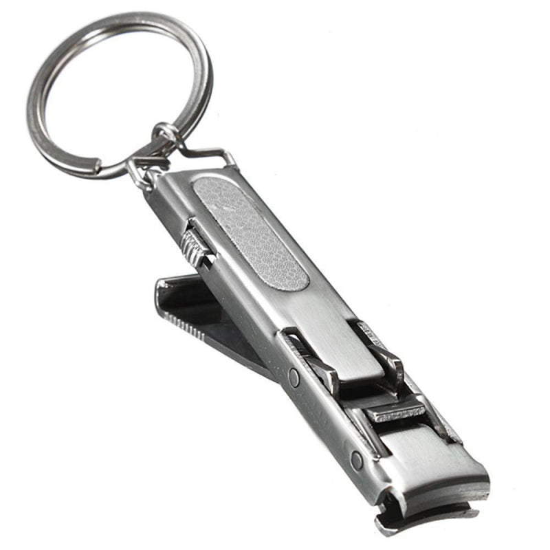 EDC Foldable Keyring Ultra-thin Trimmer Nail Clipper Stainless Steel Cutter