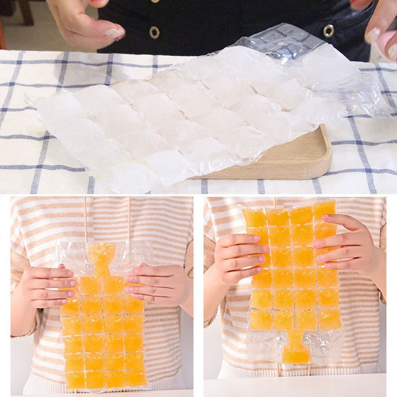 Disposable Self-sealing Popsicle Molds Ice-making Ice Cube Mold Ice Cube Bags