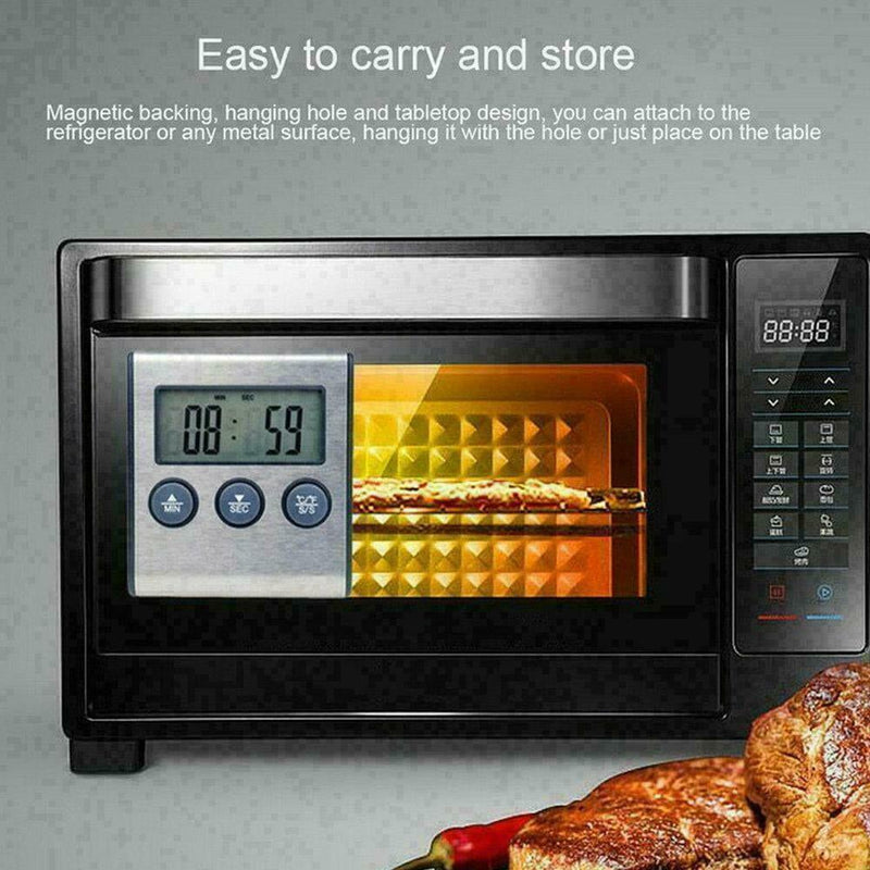 Remote Digital Cooking Food Meat Thermometer with Probe For Grill P2V2 S3J4 N1K8