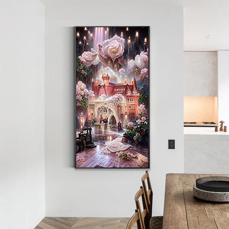 5D DIY Full Square Drill Diamond Painting Rose Home Decoration Art Craft (F727)