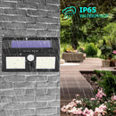 120LED Solar Two-Sided Motion Sensor Wall Lamp Outdoor Yard Security Light Newly