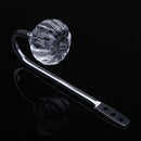 2pcs Curtain Hanger Hook Wall Buckle Handle for Closet Drawer (Silvery) Newly