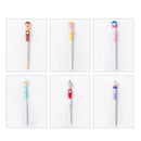 Writing Supplies Unzip Black Ink Cartoon Pencils Rotating pen Gel Pens