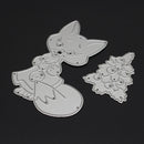 Snowvirtuos Christmas Tree Cat Cut the Stencil DIY Scrapbooking Album