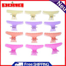 Broadroot 12pcs Salon Barber Butterfly Hair Clips 4 Colors Hairpin Stylin