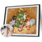 Animal Christmas Oil Paint By Numbers Kits Canvas Drawing DIY Coloring Pictur