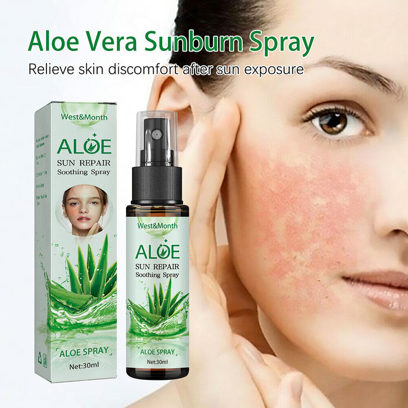 Aloe Vera Essence Spray Skin Sunburn Soothing Repairing Moisturizing Sooth Skin