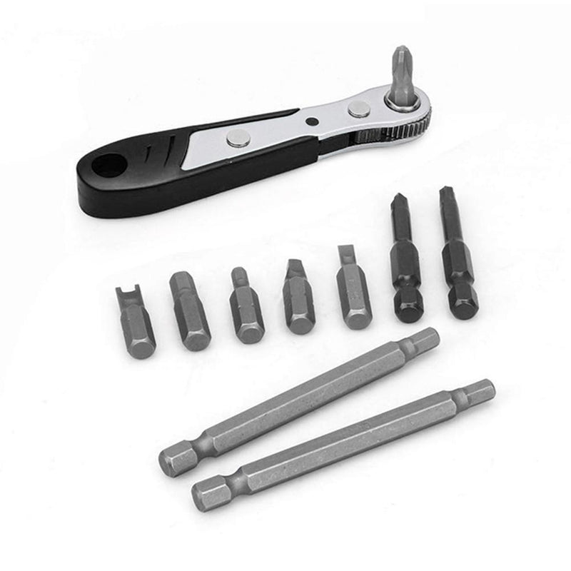 Adjustable Mini Ratchet Socket Wrench Repair Tool for Car Vehicle Household