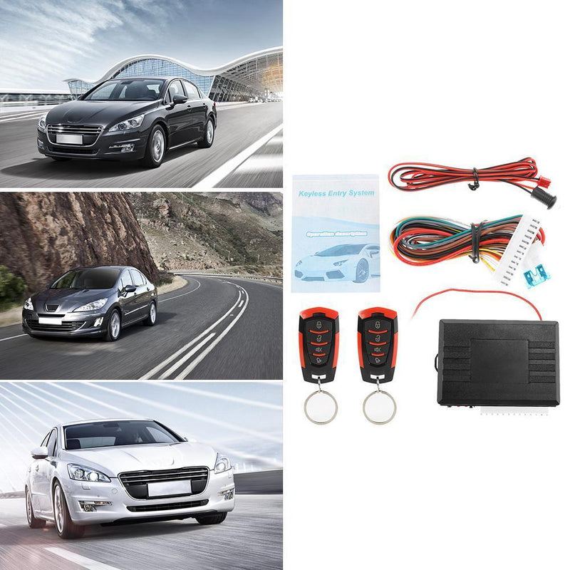 Car Auto Remote Central Door Lock Kit Keyless Entry Alarm System 405/T111 Newly