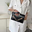 Fashion Alligator Pattern Women Day Clutch Bag Retro PU Leather Ladies Handbags