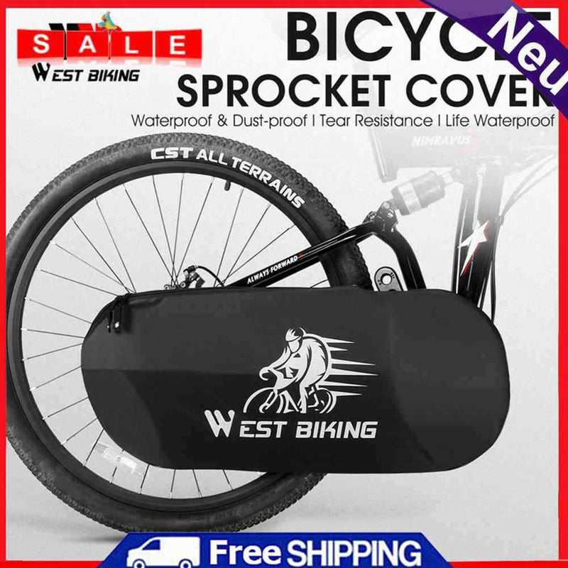 Bike Crankset Cover Dustproof Bike Chain Cover Waterproof Outdoor Bicycle Cover
