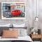Painting By Numbers Kit Hand Painted DIY Car Artwork Canvas Oil Picture Craft