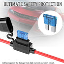 12V Car Add-a-circuit Fuse TAP Adapter Standard ATM APM Fuse Auto Holder X2V6
