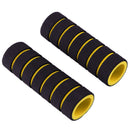 1 Pair Bike Bicycle Handle Bar Sponge Grip Cover Bar Grips Sleeve (Yellow) Newly