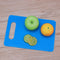10pcs Plastic Non Slip Anti Bacterium Cutting Board Chopping Block(Blue)