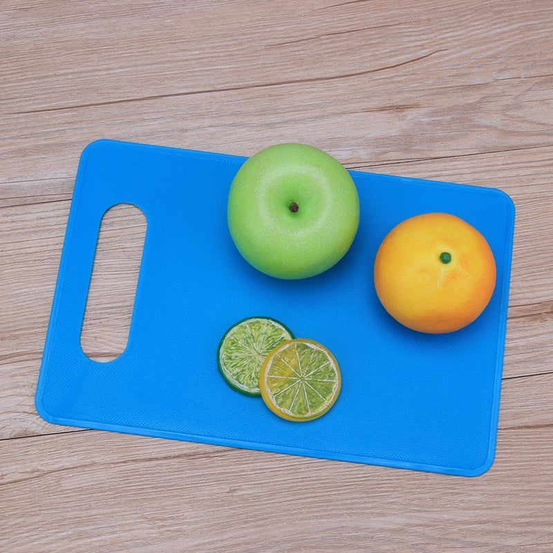 10pcs Plastic Non Slip Anti Bacterium Cutting Board Chopping Block(Blue)