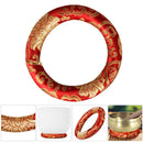 Singing Bowl Cushion Buddhism Tibetan Instrument Bowls Mats Pads (Red) Newly