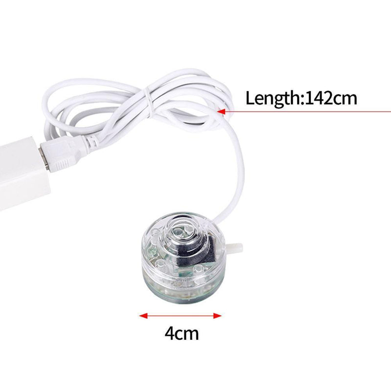 LED Oxygen Bubble Light Colorful Fish Tank Underwater Air Stone Bubble Lamp