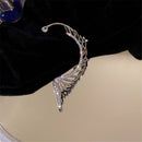 Zircon Exquisite Sparkling Ear Cuff Wing Earrings Stud Earrings Ear Wrap Dangle