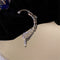 Zircon Exquisite Sparkling Ear Cuff Wing Earrings Stud Earrings Ear Wrap Dangle