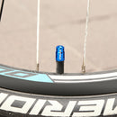 2pcs Aluminum Alloy Bike Valve Cap Bicycle Wheel Valve Cover Cap (Blue AV) Newly