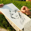 30 Sheets A5 Paper Sketch Book Set For Watercolor Top Drawing Sketchbook Cr L2M1
