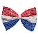 70th Wedding PLATINUM JUBILEE GREAT BRITAIN FLAG SEQUIN UNION JACK BOW TIE